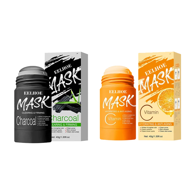 Маска EELHOE для глубокого очищения твердая маска грязи зеленая Мускусная палочка удаления жира черных точек увлажняющая контроля