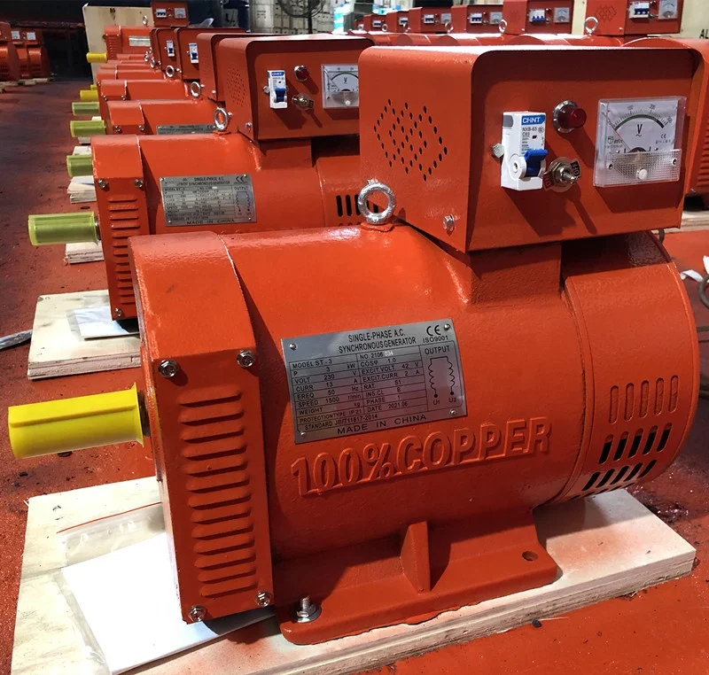 3kw generator head alternator 230v 380v 3kva 3 phase generator price of electric dynamo generator