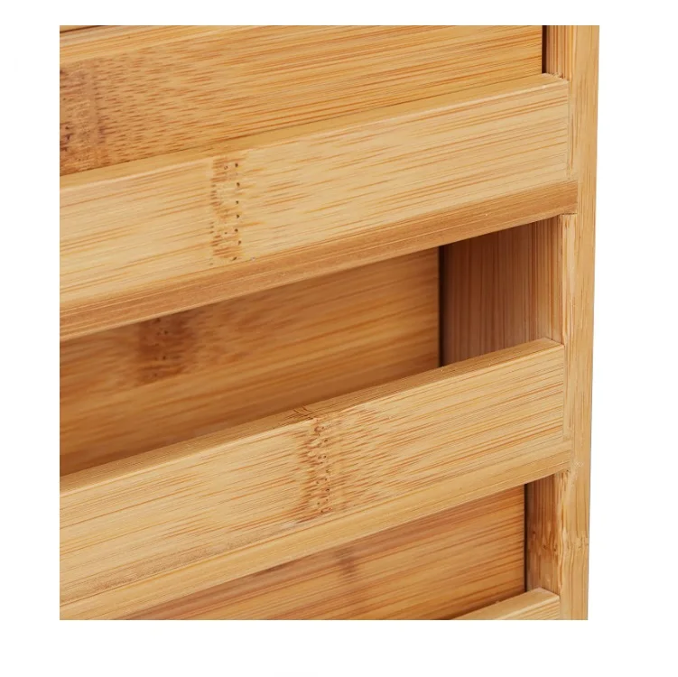 Office Storage Unit Pen Holder Bamboo Desktop cosmetic Organizer