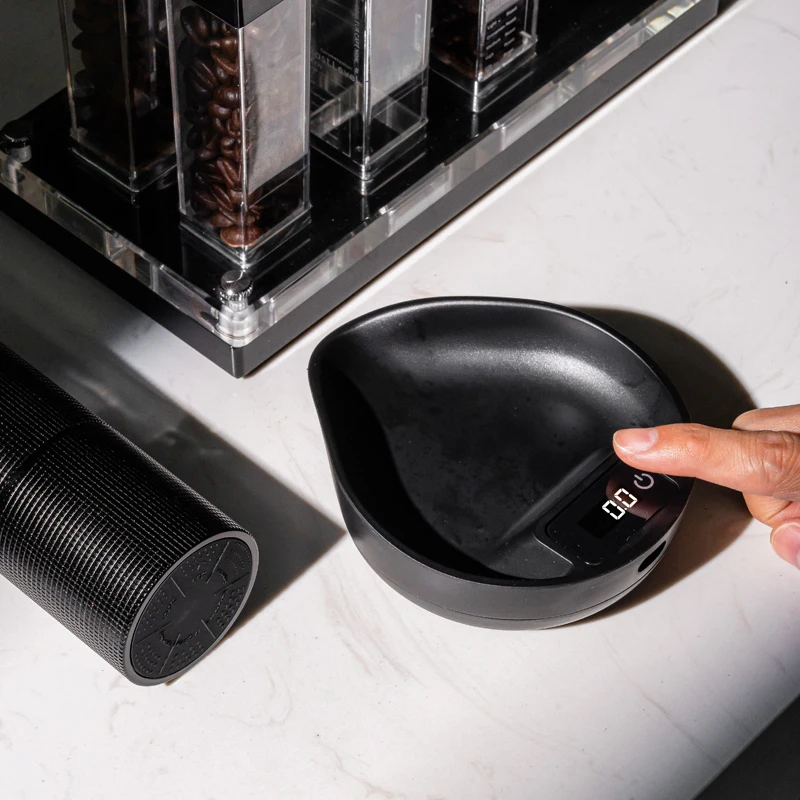 2 в 1 Функция ABS кофейный поднос мини эспрессо кухонные весы для взвешивания