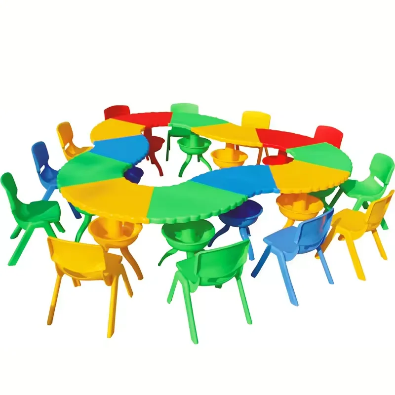 Daycare Childcare Center Kids Nursery School Preschool Furniture Sets Kindergarten Furniture Tables Chairs Set