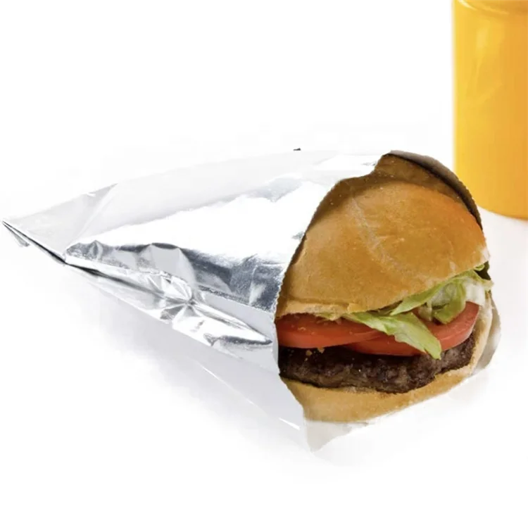 Hot Dog Foil Biodegradable Rotisserie Chicken Bags Paper Carry Doner  Chickend Kebab Chicken Fried Packaging Bag