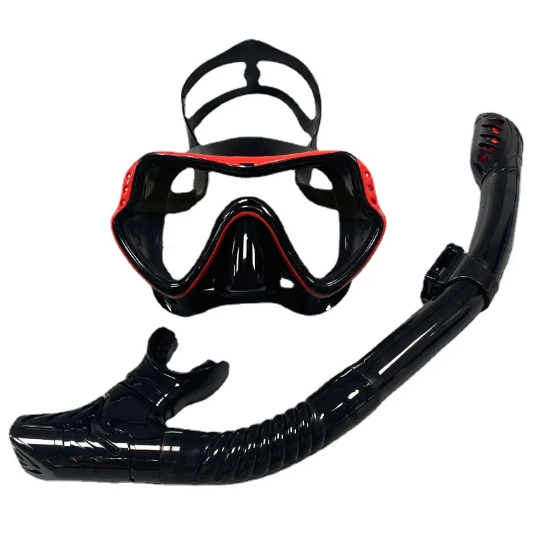 Jetshark High Quality Silicone Adjustable diving mask with snorkel Kit For Women Men