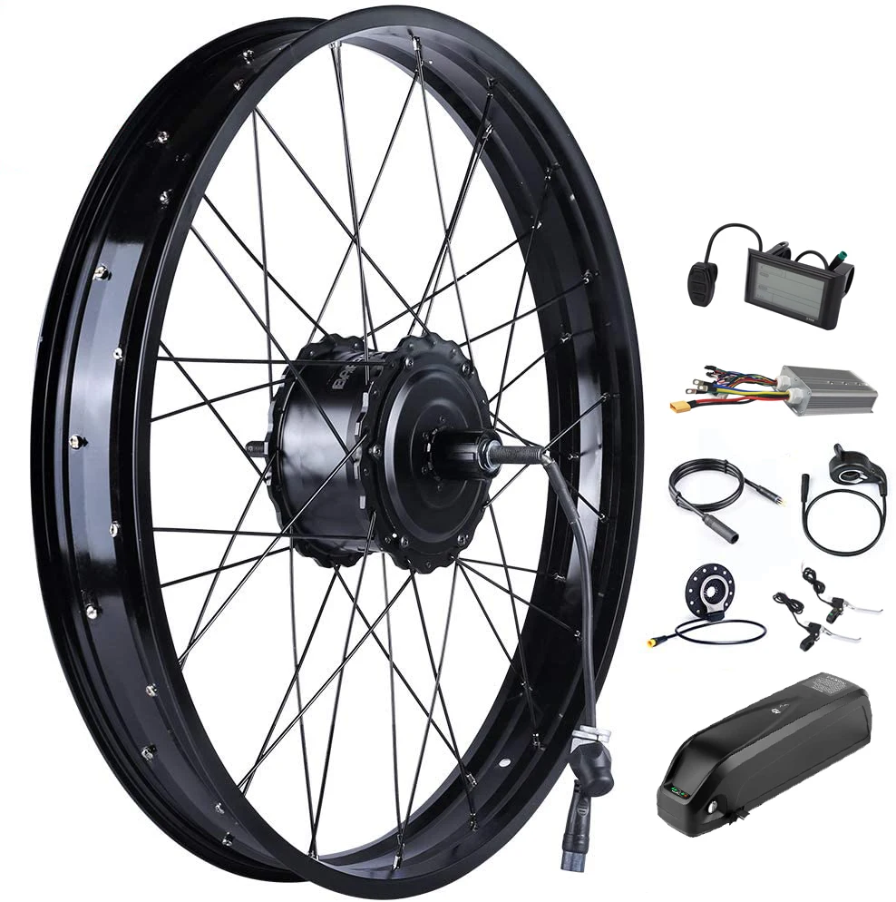 Fat tire bafang ebike conversion kit electric bike conversion kit 29 inch electric bicycle conversion kit with battery