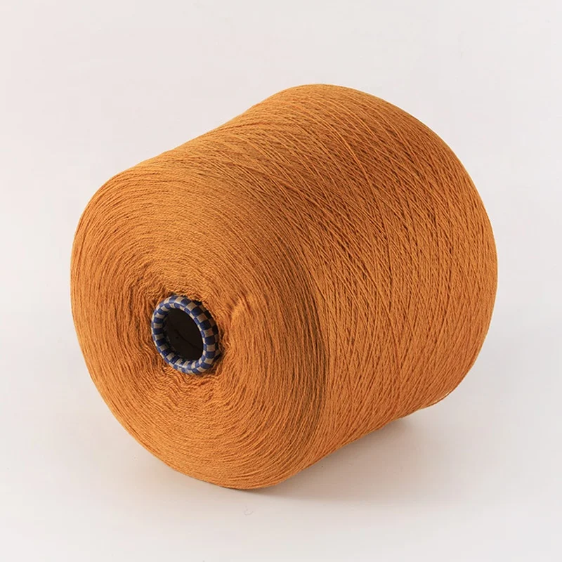 NM48 2 42% Viscose 18% Nylon 40% Shinning Polyester Core Spun Yarn For winter sweater knitting