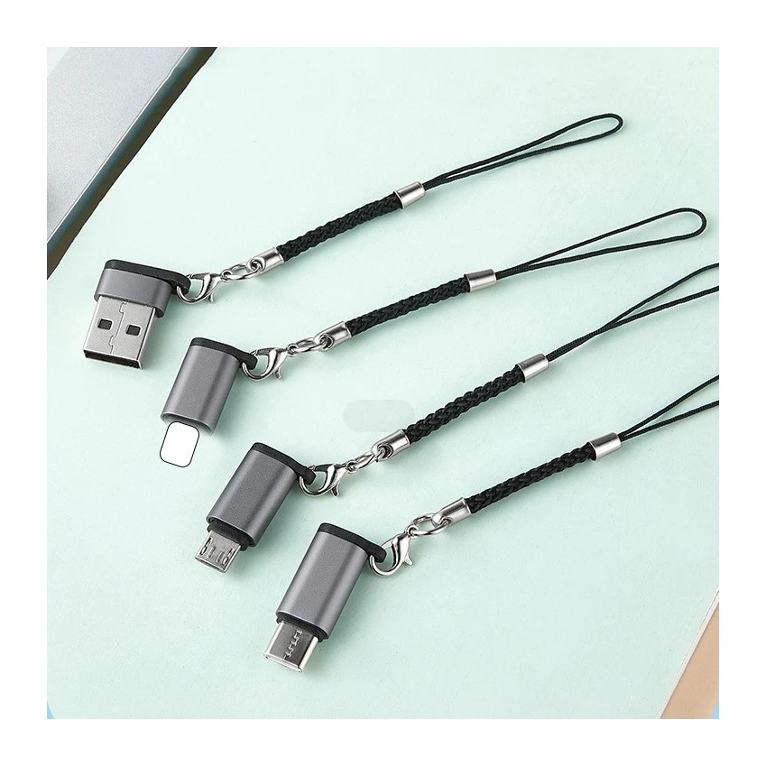 Flexi Type C USB C Female To USB 2.0 Male OTG Adapter, PD Fast Charging Converter Transfer OTG Adapter