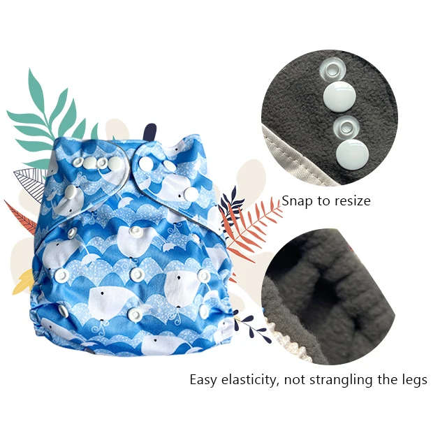 OEM best price Ecological Adjustable Reusable Washable Newborn Kids Baby Nappies cloth diaper side opening