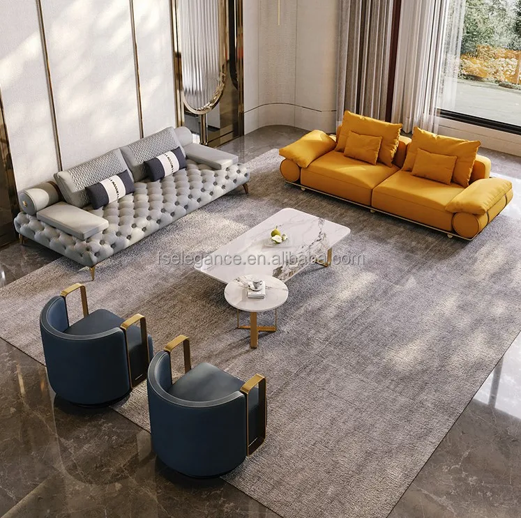 coffee shop recycliner modern blue velvet chesterfield cube sectional corner sofa dubai loose cushion sofas