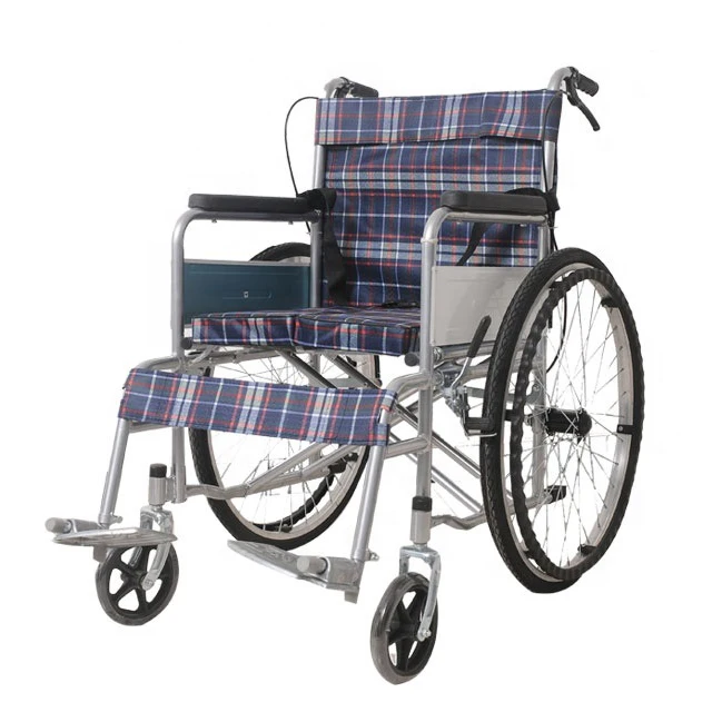 Big stock  stairs footrest portable manual wheelchair with good price