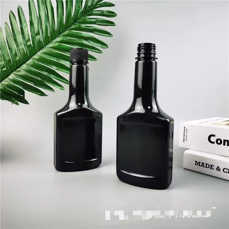 100mlround Plastic Fuel Bottle Screw Cap HDPE PP Material Logo Printed Pump Sealed Car Additives Petroleum Products Sold Box