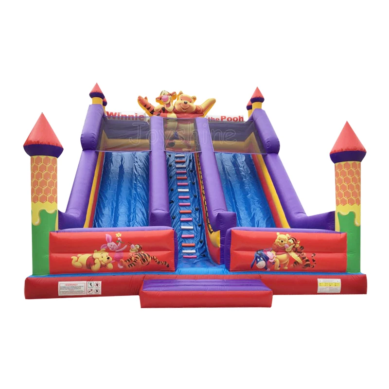 Надувная горка Joyshine на заказ, коммерческий надувной замок с двумя полосами, горки для взрослых и детей