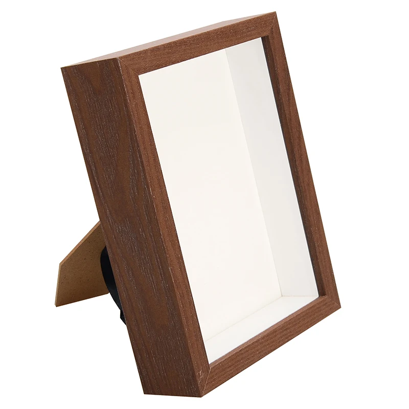 High Quality 8x10 inch Wooden Shadow Box Frame Wholesale MDF Picture Frame insect Frame