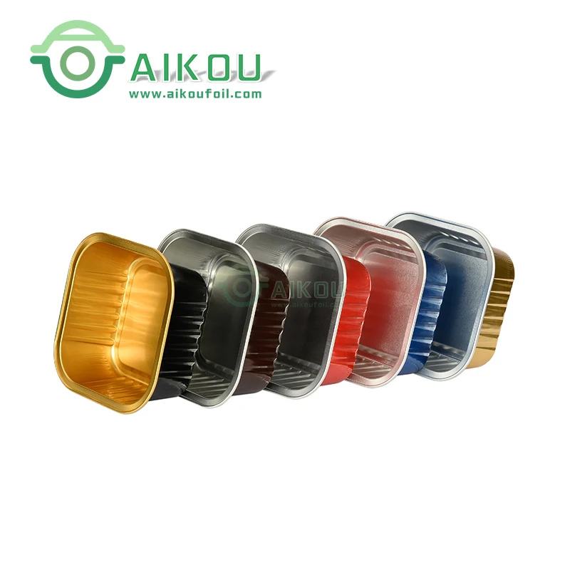 5oz gold and black mini disposable baking cups square Baking Cups For Party cupcake baking