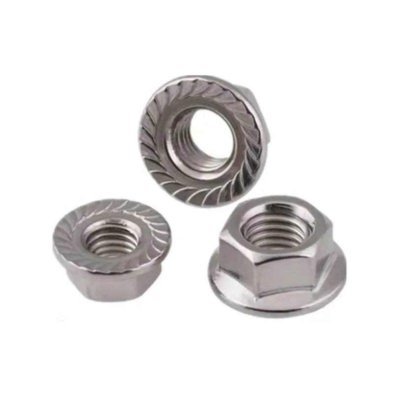 DIN6923 Carbon Steel 10.9 Grade  Black Oxide Lock Hex Flange Nuts M6 M8 M10 M12 M14 M16 M20