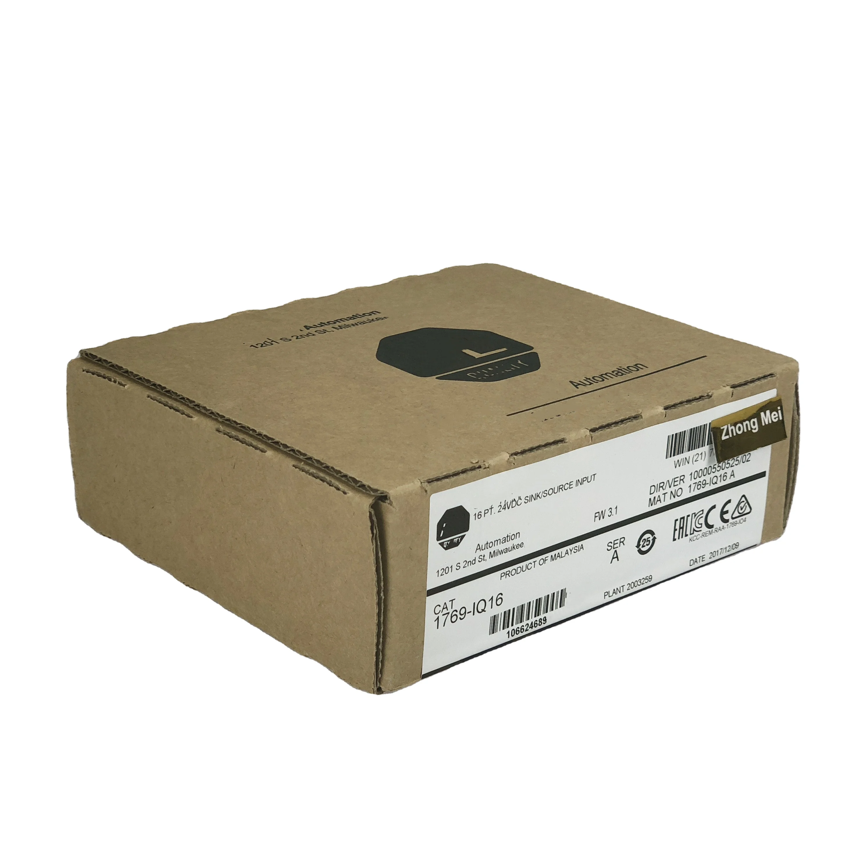 STOCK allen 1769-IQ16 bradley plc module 1769-IQ16 automation direct plc
