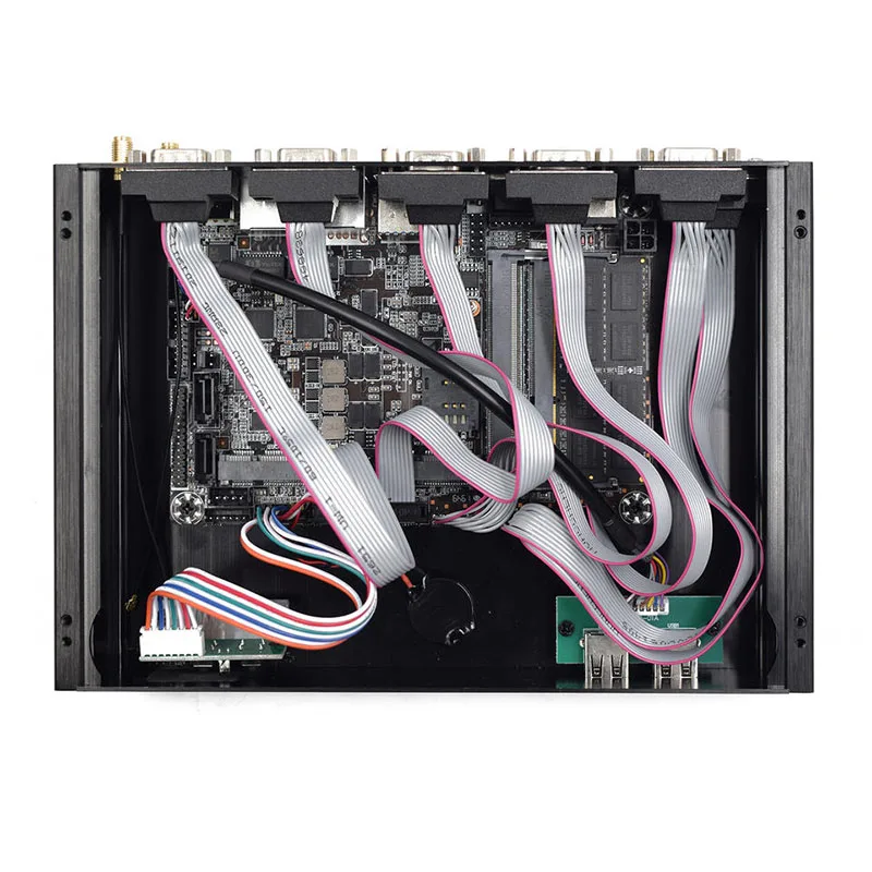 Dual Lan Ports No Monitor Screen I5 I7 Mini Computer Machine With Aluminum Case Industrial Computer Linux