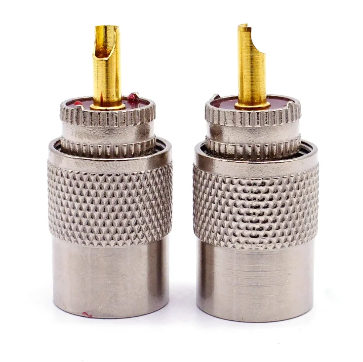 Rf коаксиальный PL259 UHF Штекерный соединитель для кабеля RG58 RG8