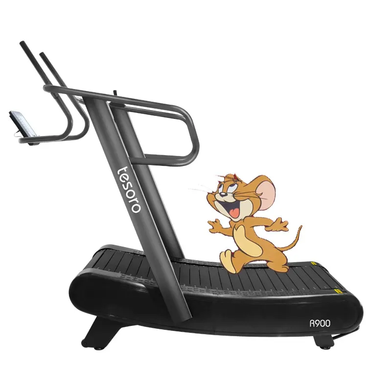 easy up treadmill  non-motorized running machine air runner Commercial unpowered curved Manual treadmill