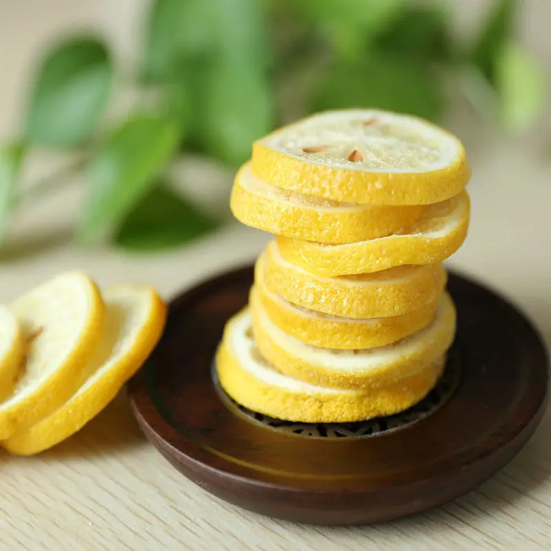 Professional Manufacturer Healthy Freeze Dried Fruit Freeze Dried Lemon Slice for tea