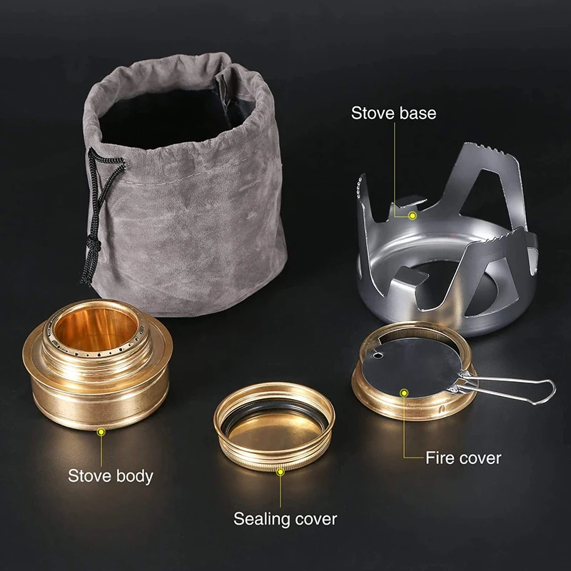 KingGear Outdoor Burners mini Portable Alcohol Stove Picnic camping stove