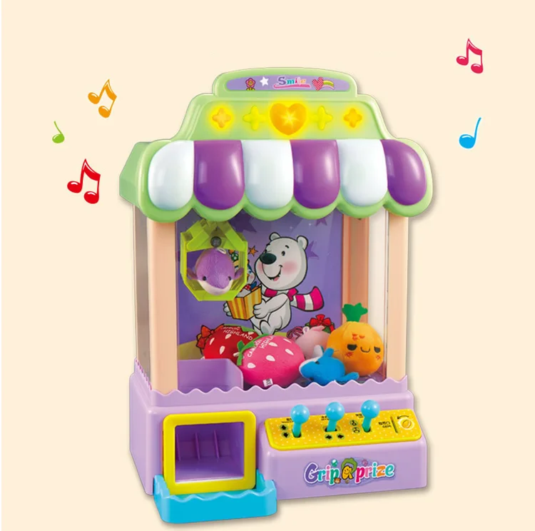 
Hot sale high quality educational children toys game mini claw machine with usb cable 