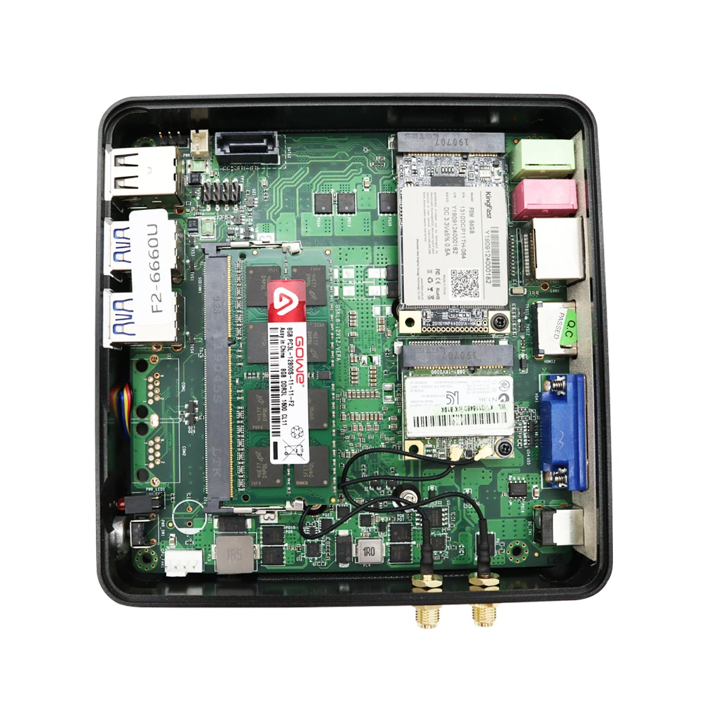 DDR3L 8GB HD VGA pc gamer Intel Core i3-6660U 2.4GHz import used computers with cooling fan LAN desktops