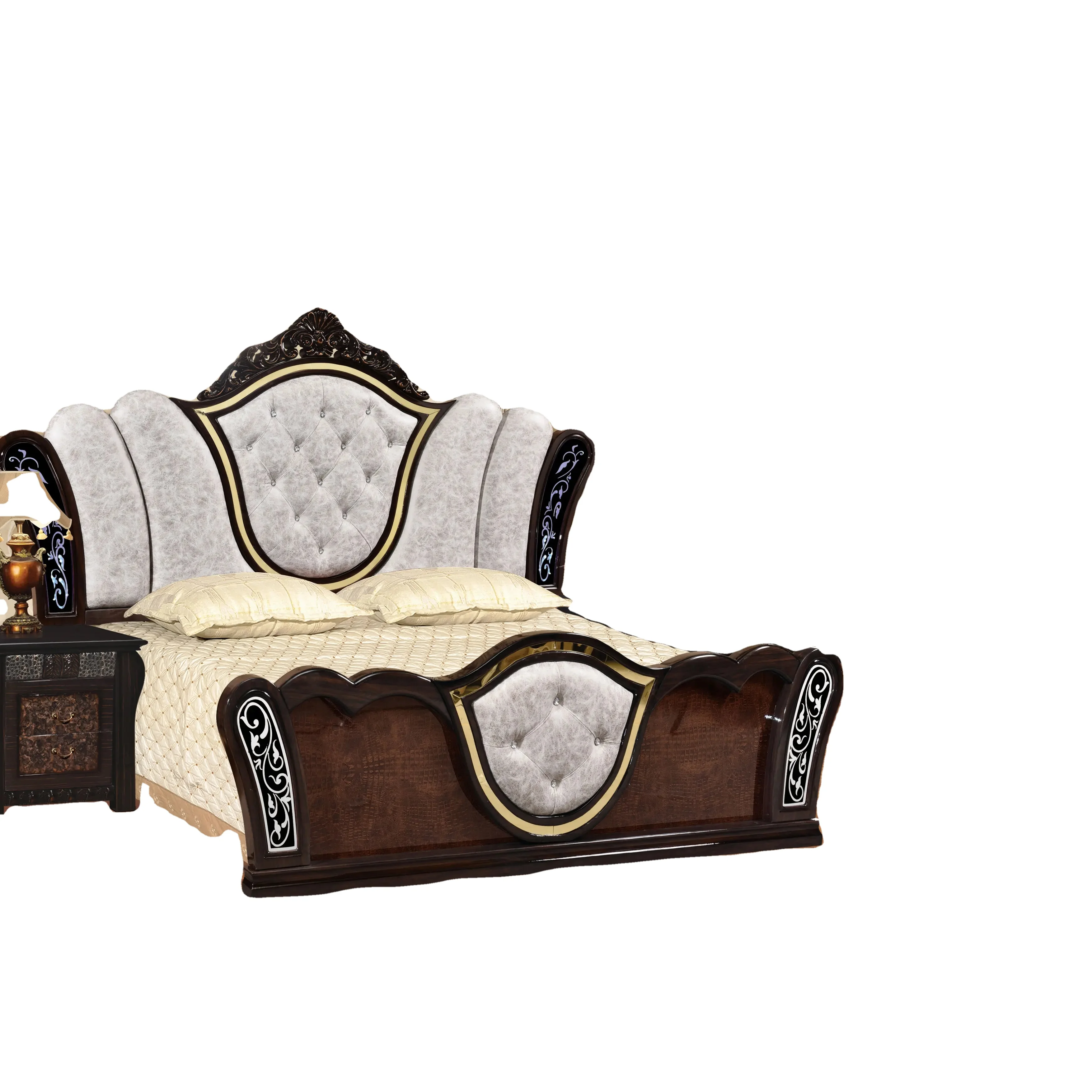 Turkish Style Modern  Luxury King Size Bedroom Sets Furniture Master Bedroom