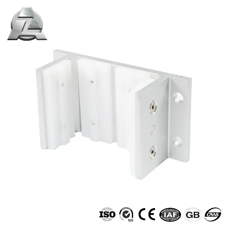 Anodized silver black aluminum linear bearing t slot slider stock