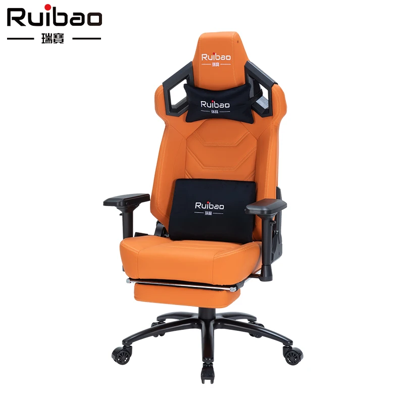 Luxury Racing Gaming Gamer Computer Chair pu Leather Racing Gaming Chair with Footrest