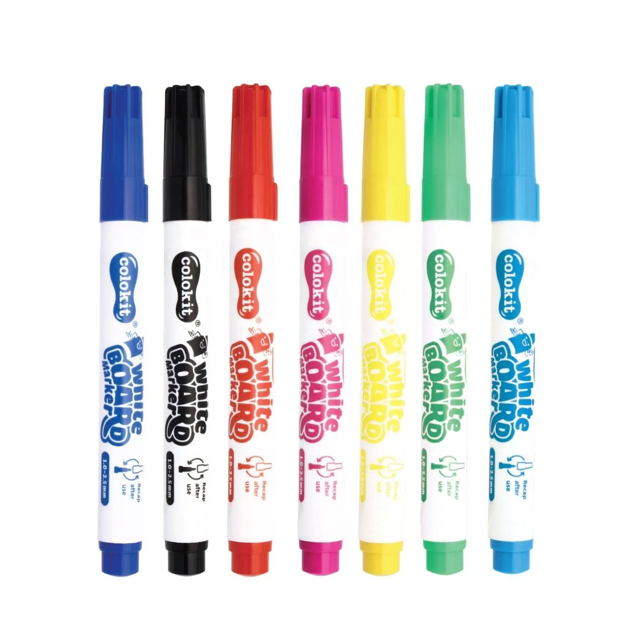 Writing Dry-eraser Ink Colorful Modern Blue Black Red Green Whiteboard Marker