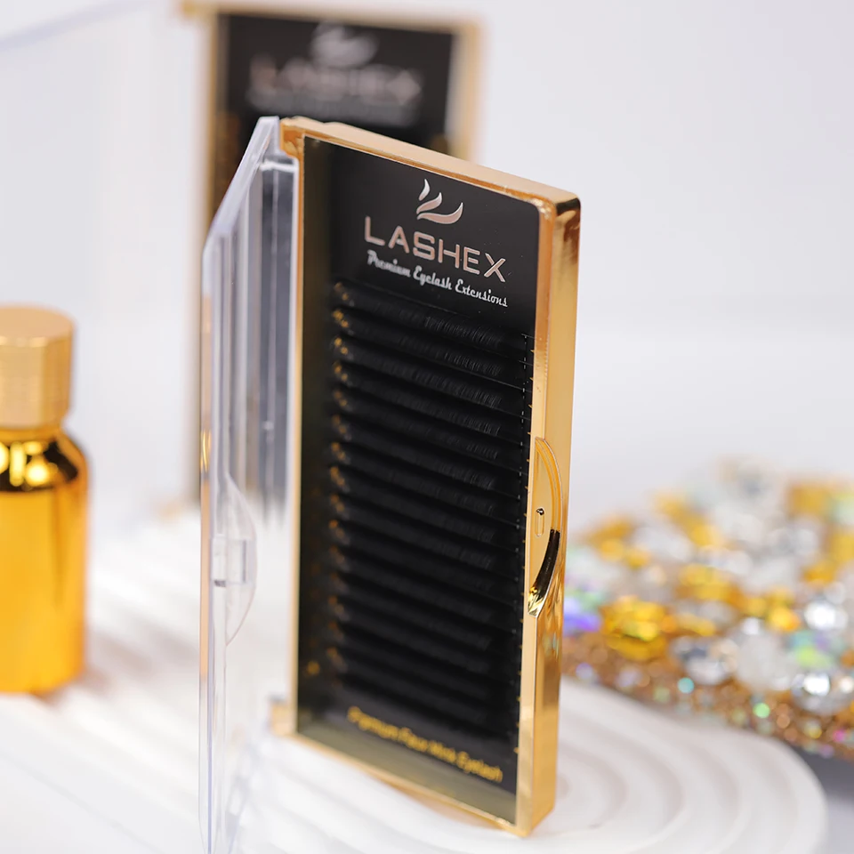 Wholesale price matte lash best quality cashmere mink volume lashes private logo eyelash extension Korean PBT fiber