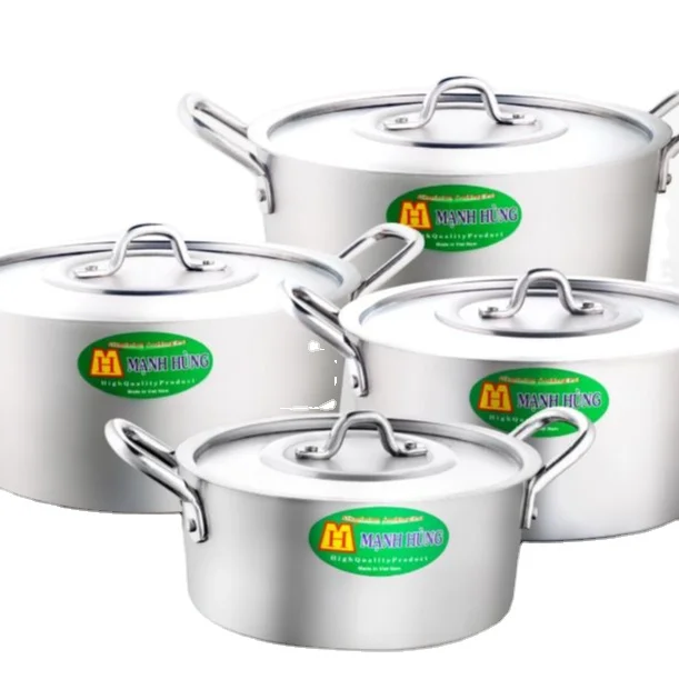  Комбинированный Топ 2021 оптовая продажа набор алюминиевой посуды 5 шт. глубокие кухонные горшки большие наборы