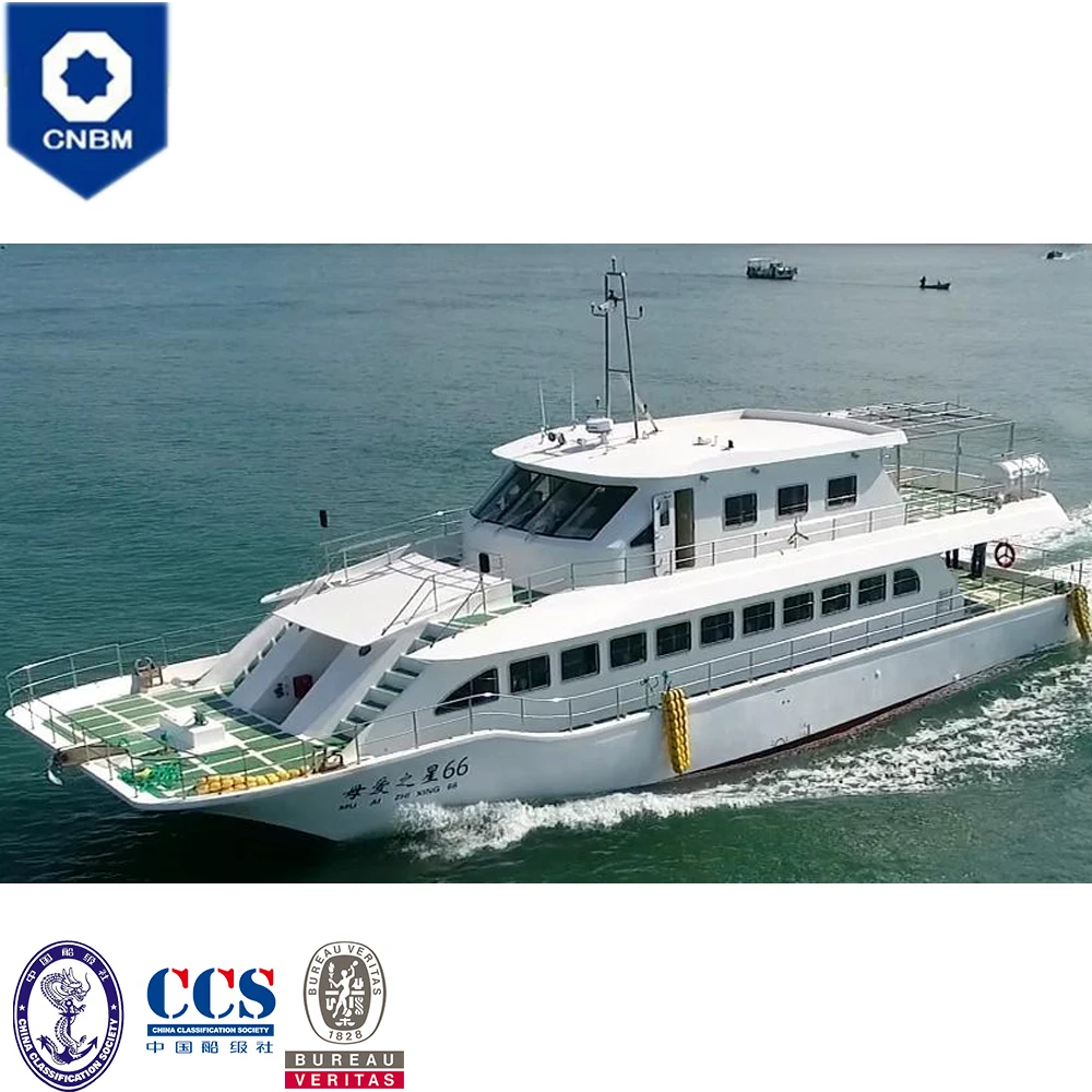 
25m FRP Catamaran passenger boat tour boat Water sightseeing bimotored 