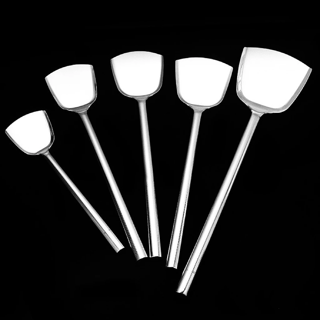 Factory Cheap Price Stainless Steel Scraper Flexible Heatproof Material Non-Stick Silicone Spatula