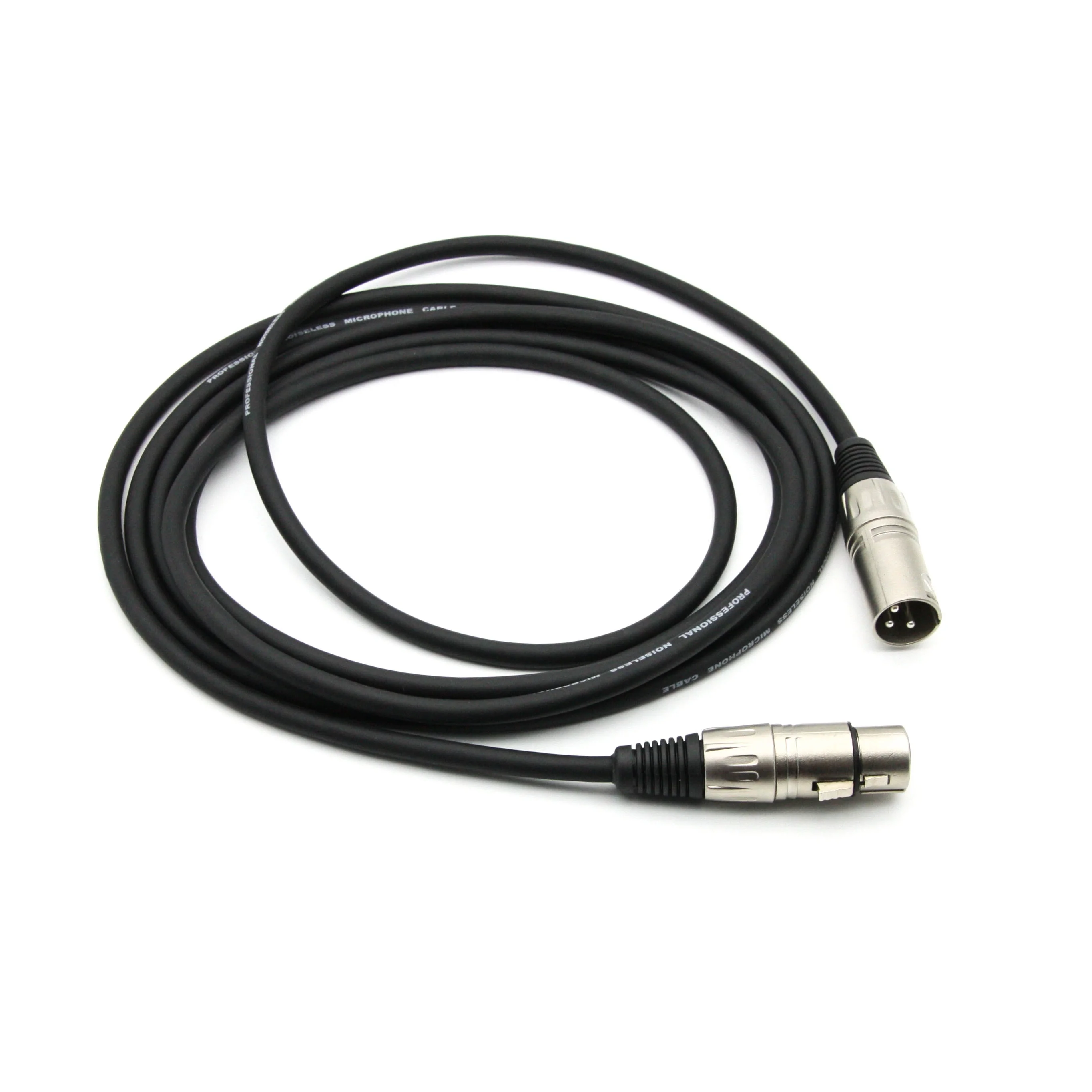 Mic Cable XLR Male to XLR Female Black professional microphone Cable  Mic Snake Cord