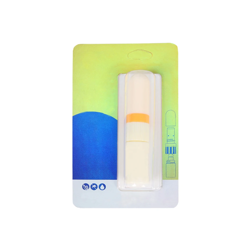 
Blister Card Nasal Inhaler Herbal Peppermint Menthol Inhaler 