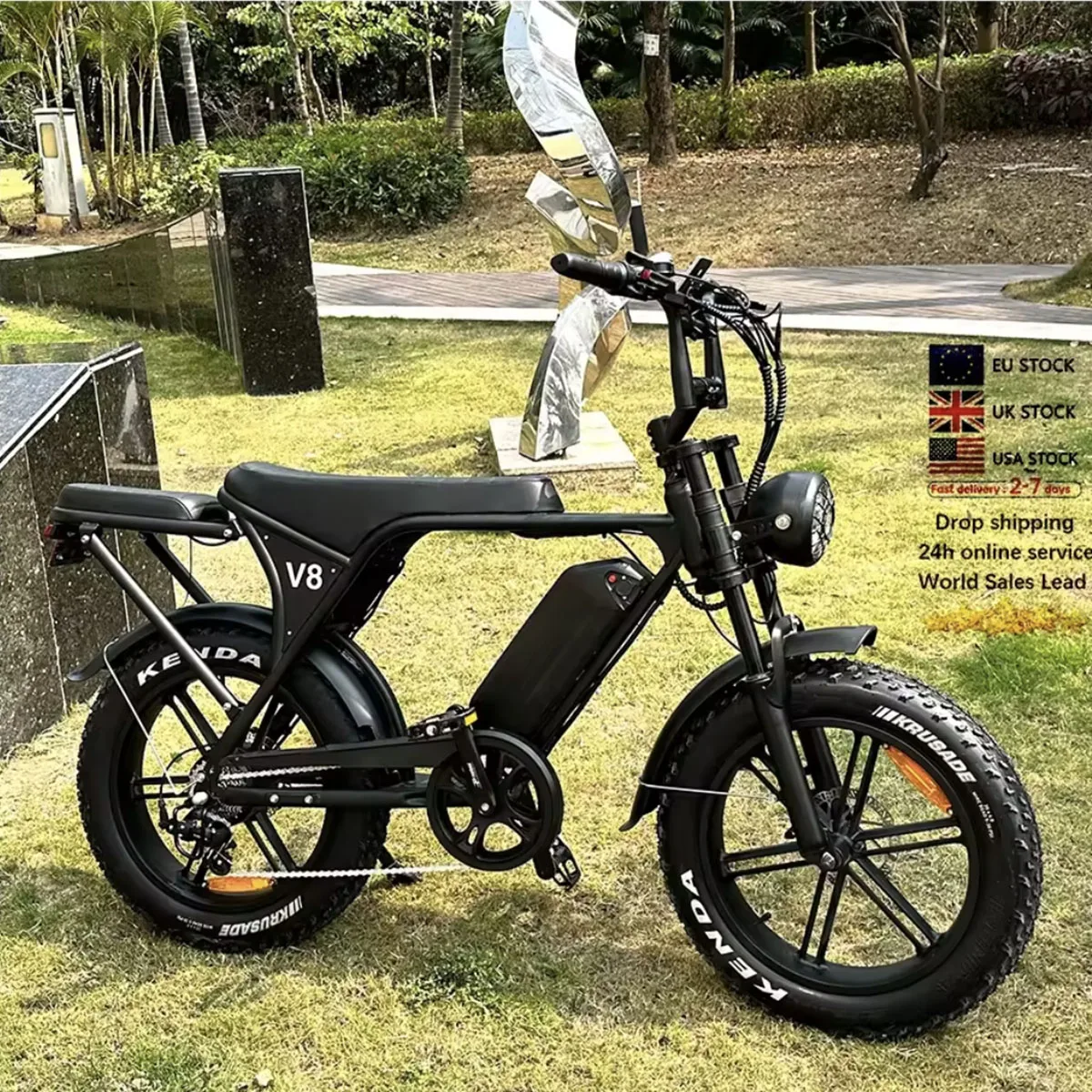 20 inch Electric Bicycles OUXI V8 250W/1000W Motor Electric Bike Mountain Bicycle City All Terrain E-bike