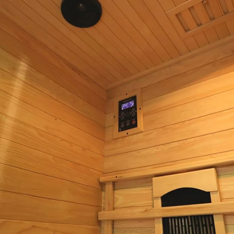 Home Traditional 2p Lay Down Dry Steam Carbon Nano Heater Infrared Sauna Steam Room
