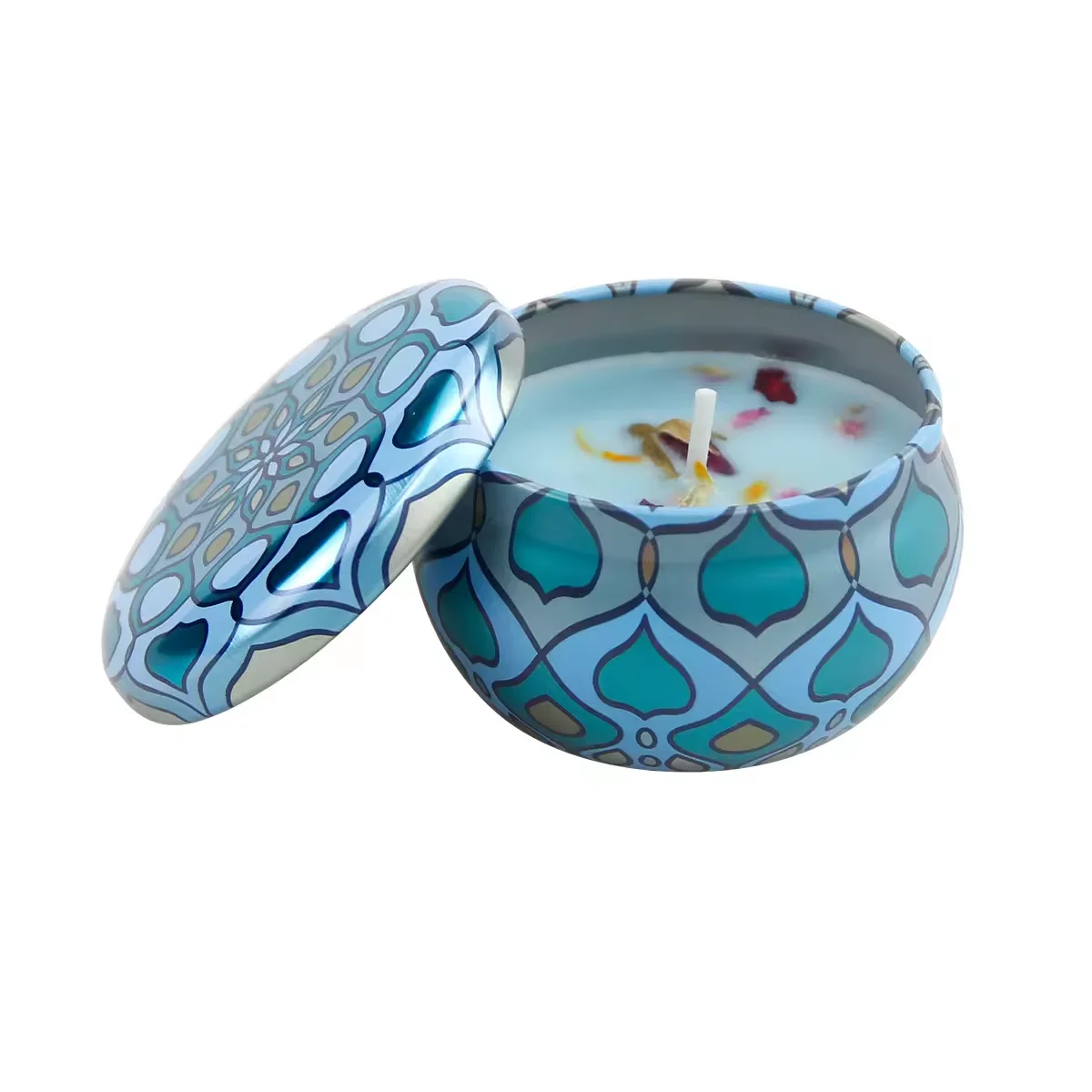 Dried Flower Differentiation 2 oz essential oil Soy Wax Fragrance Wax Candle with hand Gift Box Set Spot Fragrance Candle