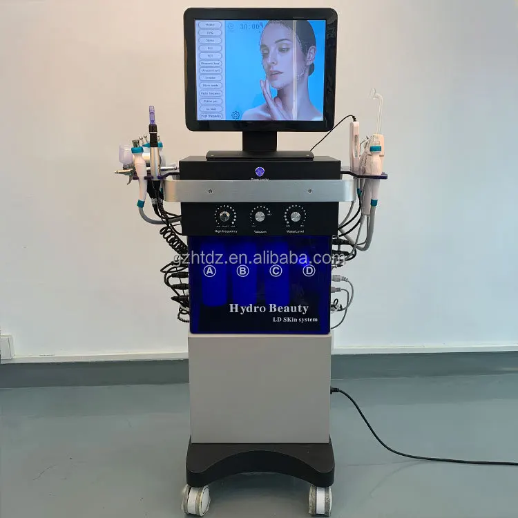 new pattern professional beauty clinic face cleaning machine 15 In 1 Machine device equipment 2024