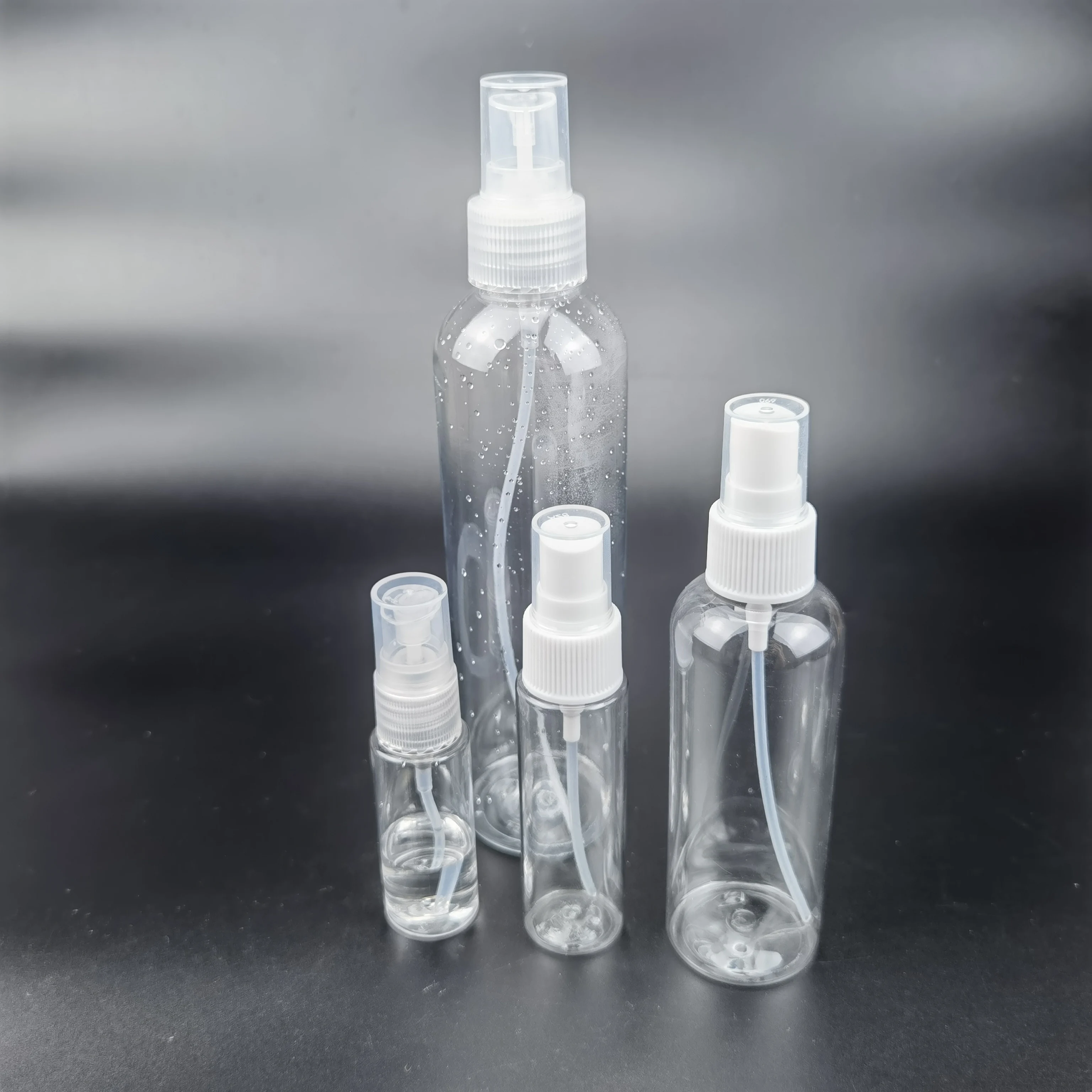 The factory price 30ml 50ml 100ml 120ml 150ml PET plastic Continuous Mist Spray Bottle