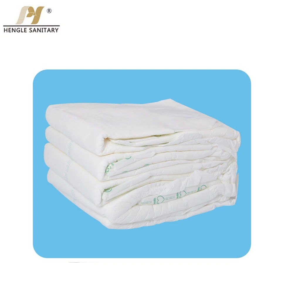 Wholesale Super Thick Elderly Incontinence Home Nursing Diaper Custom Private Label Nappy Disposable Adult Diaper