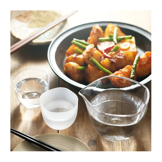 KIMOTO GLASS TOKYO custom sake glass decanter Japanese cold cup gift set