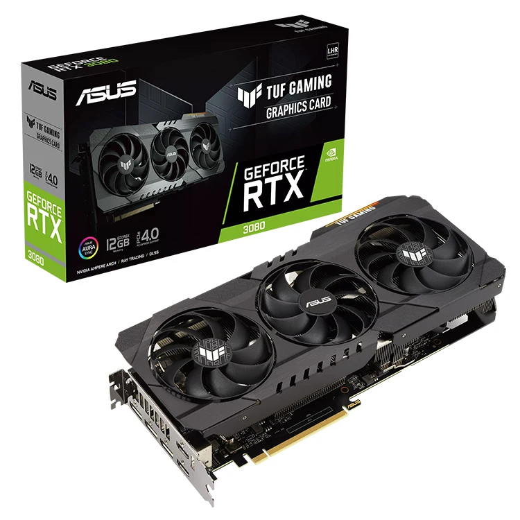ASUS NVIDIA TUF Gaming GeForce RTX 3080 12GB GDDR6X LHR Graphics Card with Axial-tech Fan Design 3080 GPU