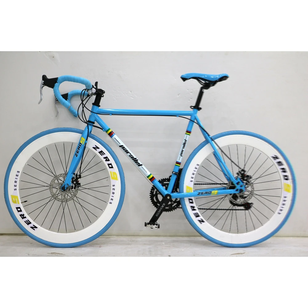 Road bicycle Original 2024 carton steel frame 12speed Multi-color Accessories complete road bike 26