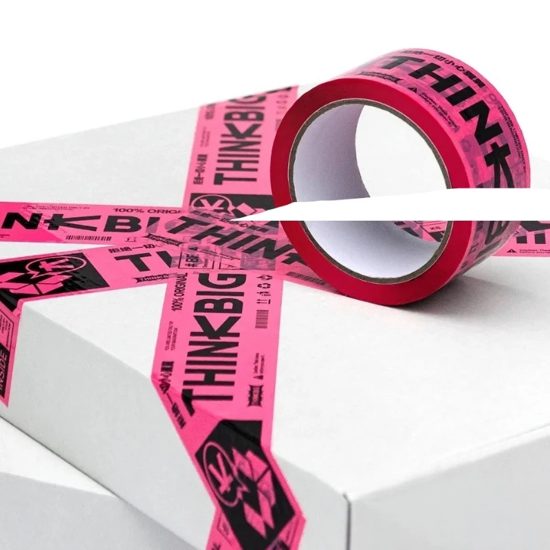 Self Adhesive Custom Brand Logo Clear Sealing Shipping Tape