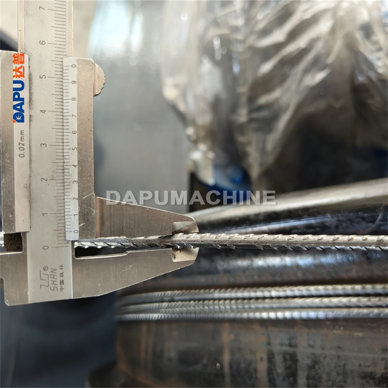 Fast 2/3 Ribs Cold Rolling Steel Wire Drawing Machine with straighter or re-coiler for Construction Industries