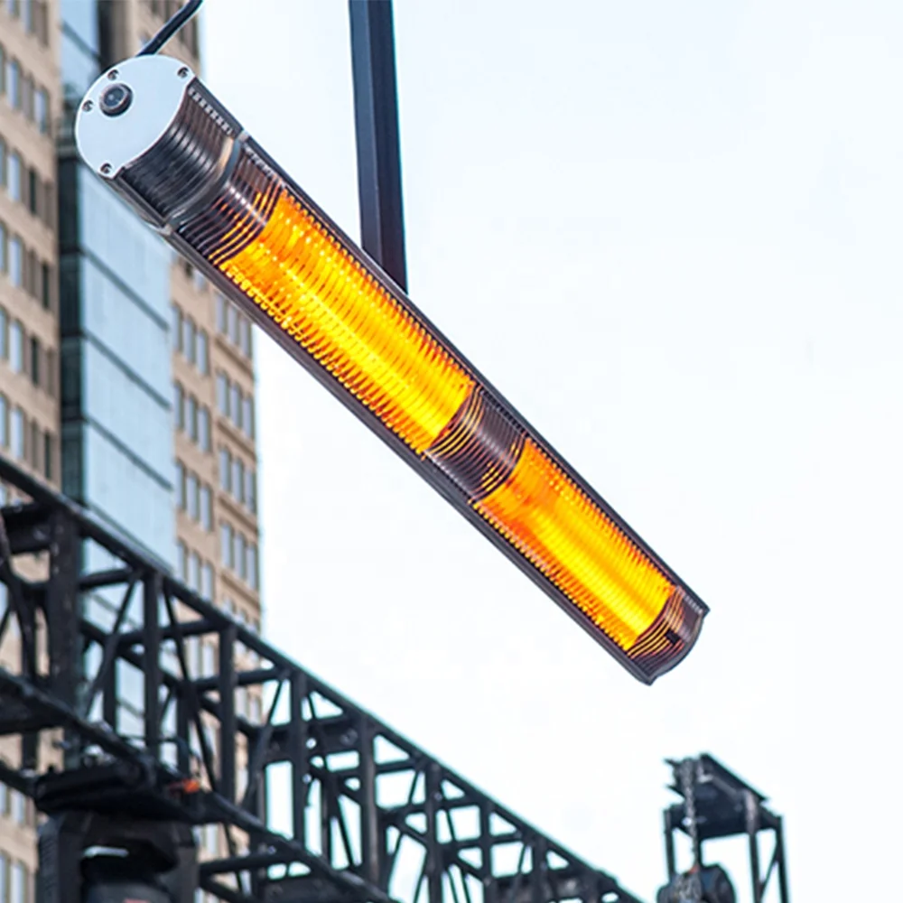 High power wall or ceiling mounted electric infrared heater