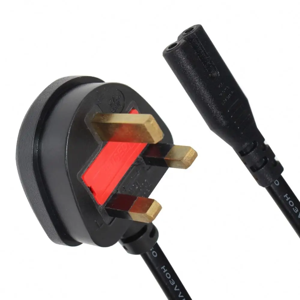 Прямая продажа с фабрики 2 м Лидер продаж самым лучшим качеством вилка 3 зубцами Кабель Питания UK удлиннитель