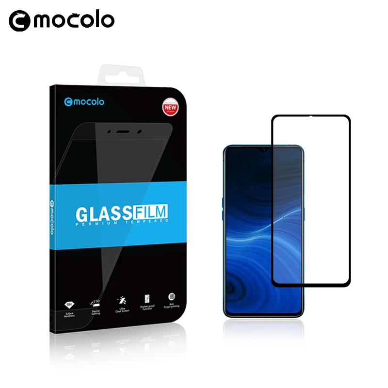 
Wholesale mobile phone tempered glass for OPPO Realme 6 glass full glue 2.5D premium quality screen protector 